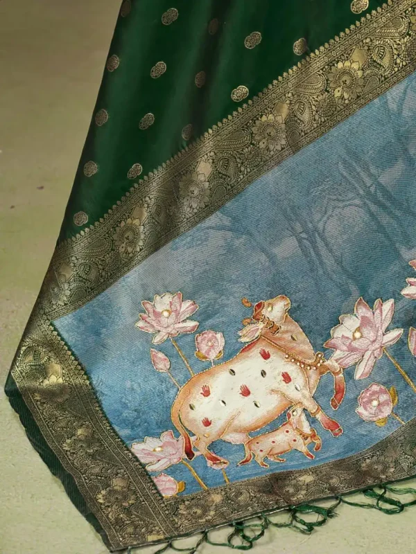 Fancy Silk Saree - Image 4