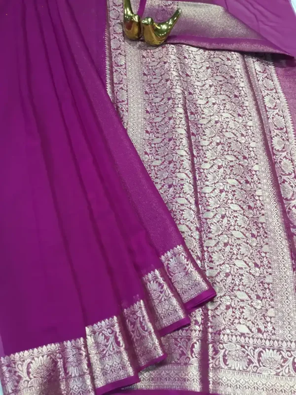 Banaras Georgette Sari-6options - Image 3