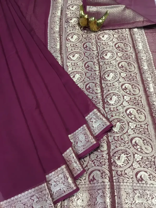 Banaras Georgette Sari-6options - Image 6