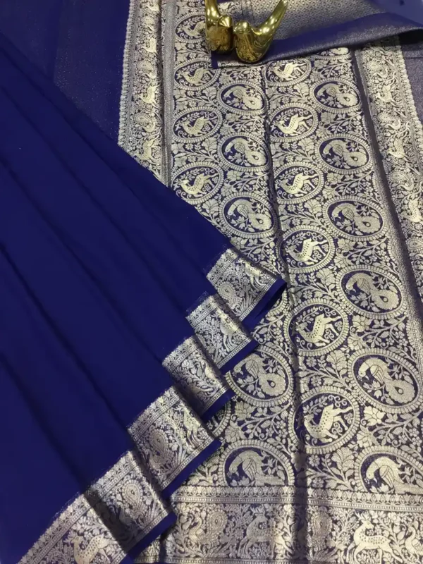 Banaras Georgette Sari-6options - Image 2