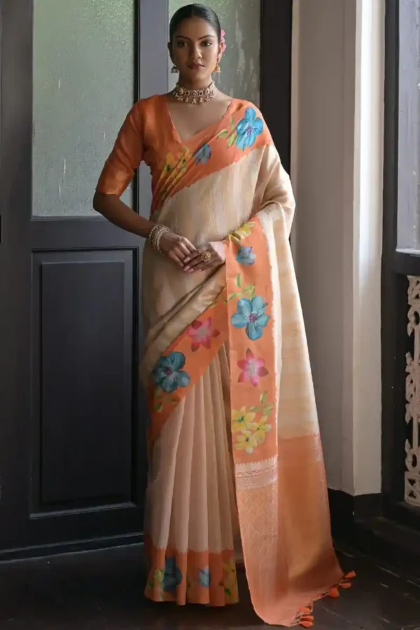 Banarasi soft silk sari-4 options - Image 2