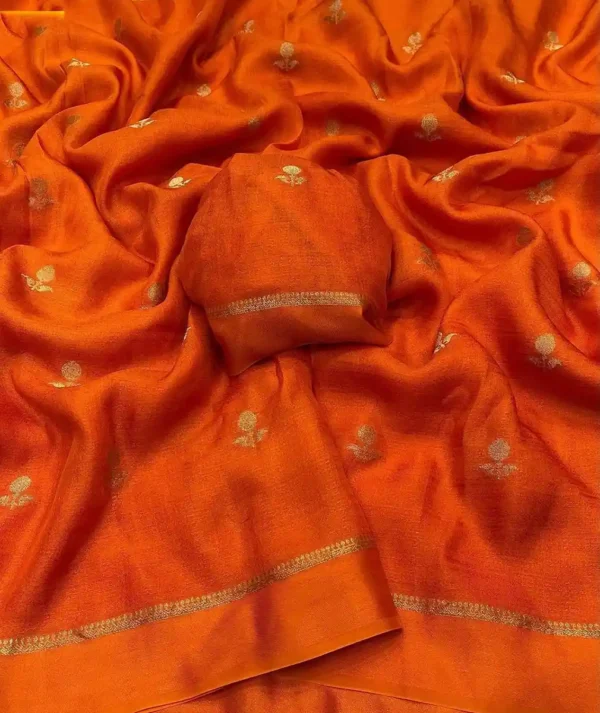 khadi silk sari-6 options - Image 4