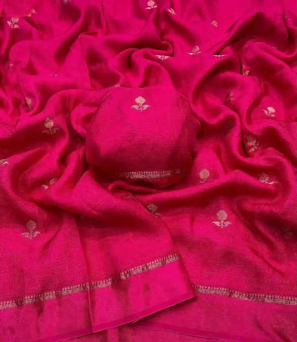 khadi silk sari-6 options - Image 7