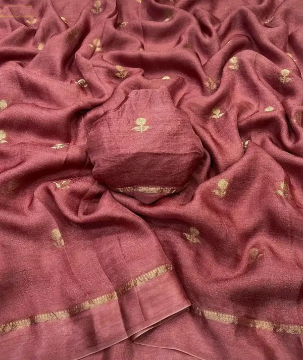 khadi silk sari-6 options - Image 2