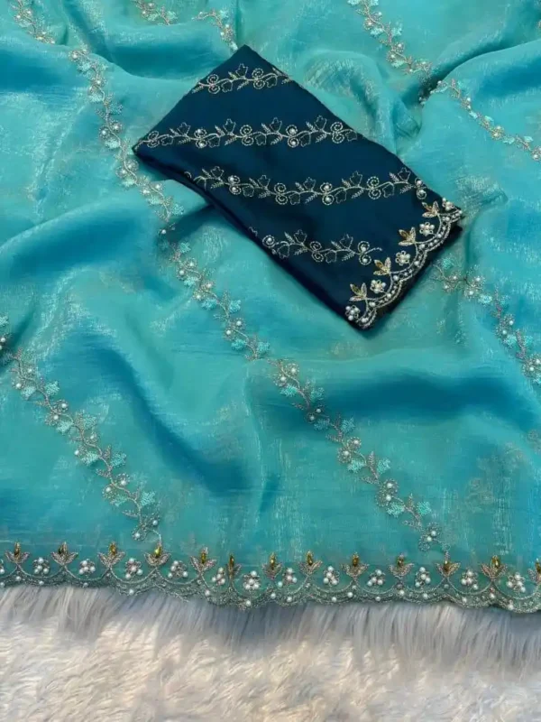 Chiffon Silk Sari-4options