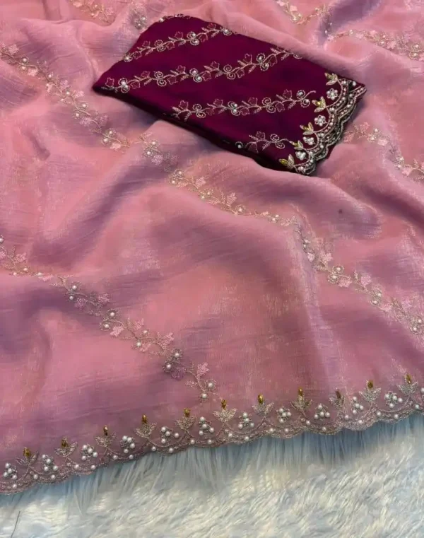 Chiffon Silk Sari-4options - Image 2
