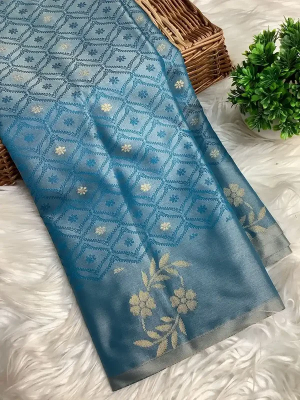 Kanjivuram silk sari 13 options - Image 8