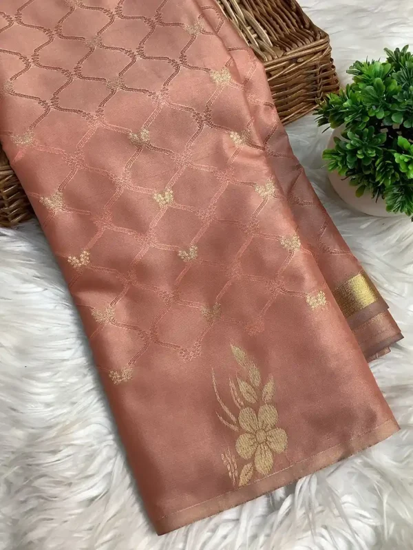 Kanjivuram silk sari 13 options - Image 3