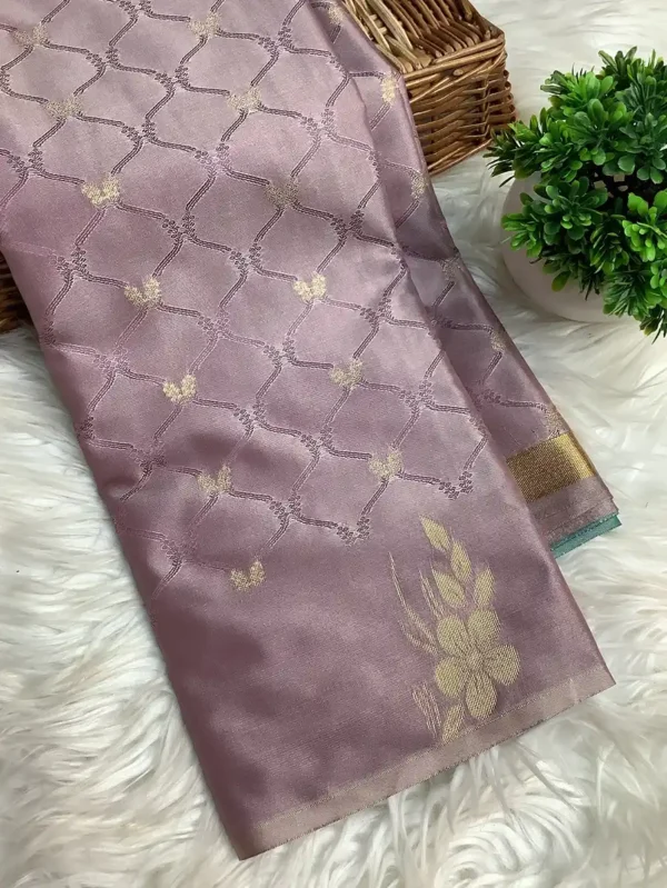 Kanjivuram silk sari 13 options - Image 5