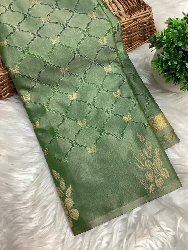 Kanjivuram silk sari 13 options - Image 6
