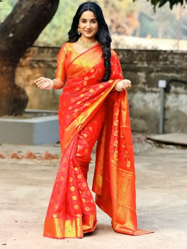 Banarasi  Silk Sari-3 option - Image 2