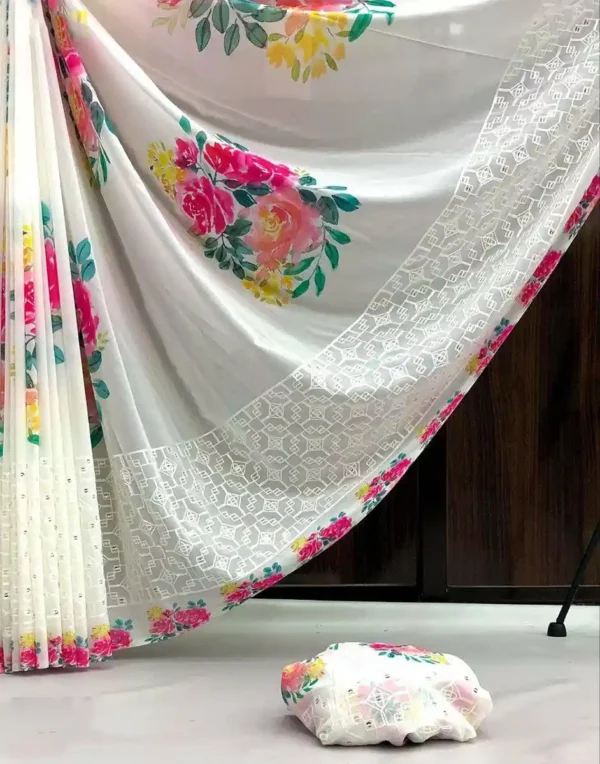 Chiffon sari