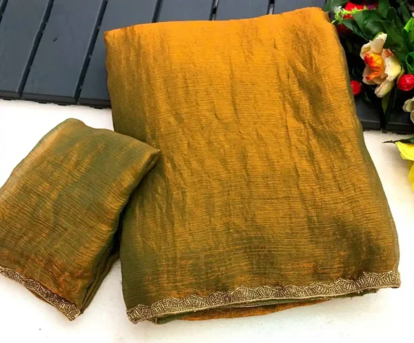 Space silk saree - Image 2