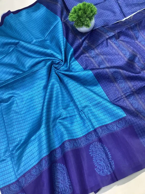 Chanderi silk sari-7options
