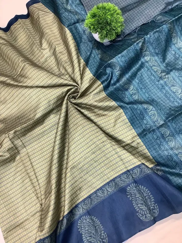 Chanderi silk sari-7options - Image 6