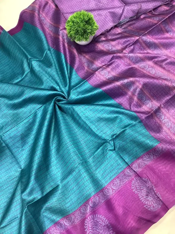 Chanderi silk sari-7options - Image 7