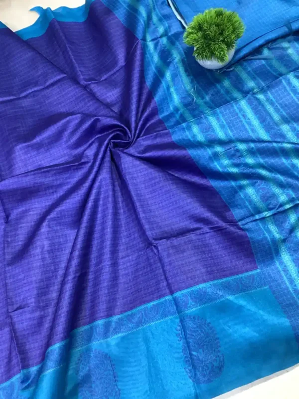 Chanderi silk sari-7options - Image 8