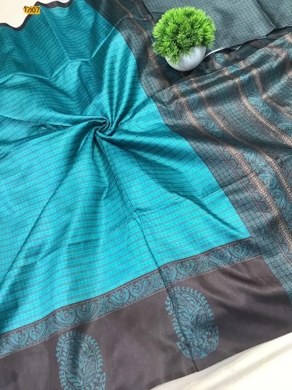 Chanderi silk sari-7options - Image 3