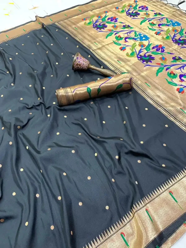 Paithani Silk Sari-7 options - Image 4