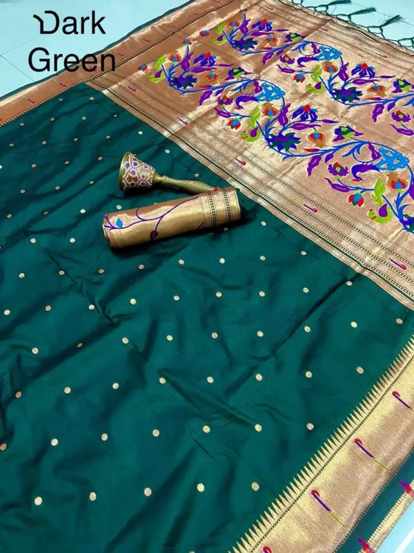 Paithani Silk Sari-7 options - Image 6