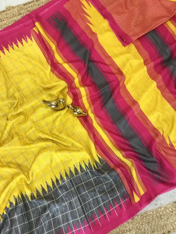Crape Silk Sari- 6 options