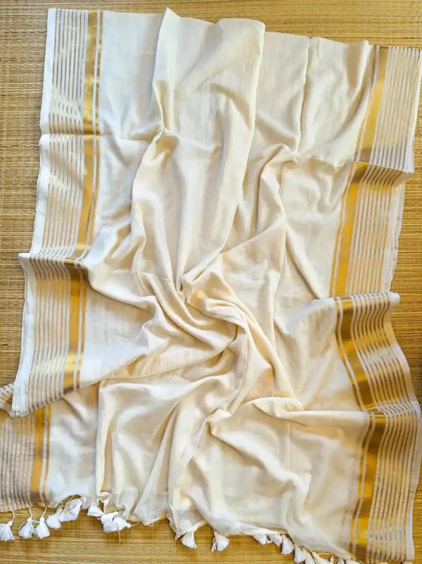 Pure Mulmul Cotton Skart Border Saree