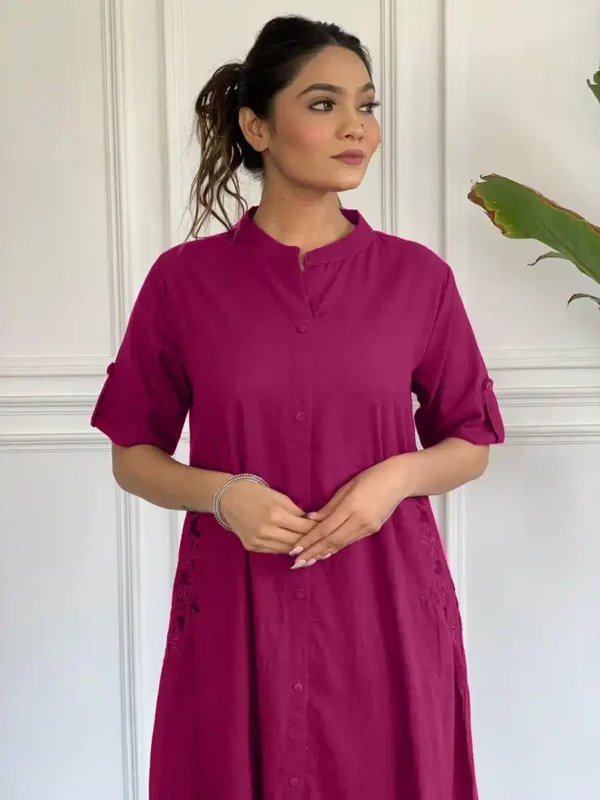 Cotton slub Coord set - Image 2