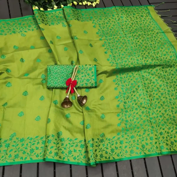 Khadi Raw Silk sari-8 options