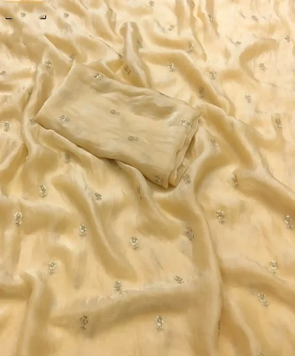 Space silk satin sari(7option) - Image 2