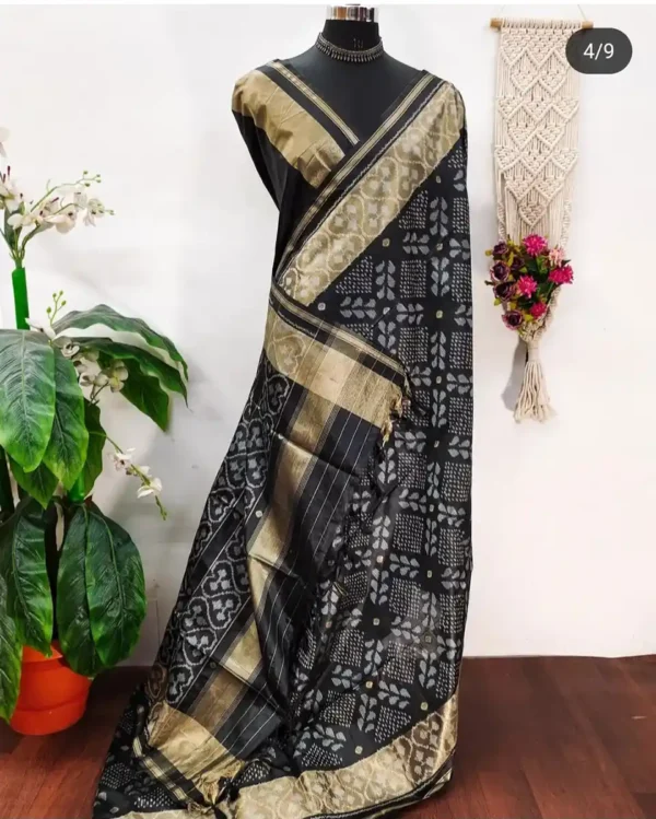 Bandhej soft Tussar silk saree options