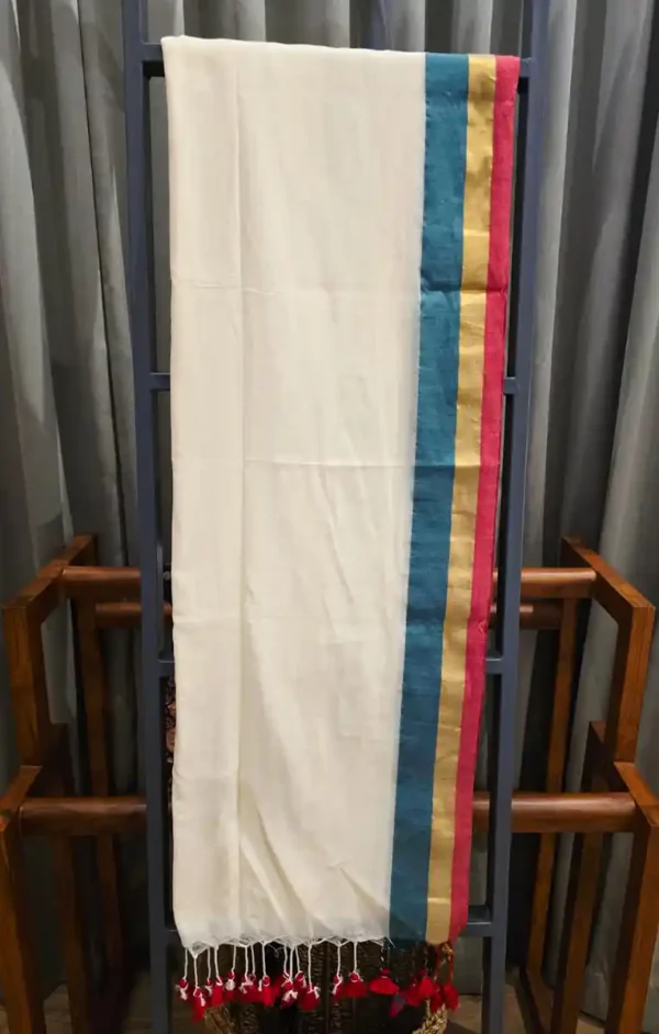 Mul Cotton Zari Saree