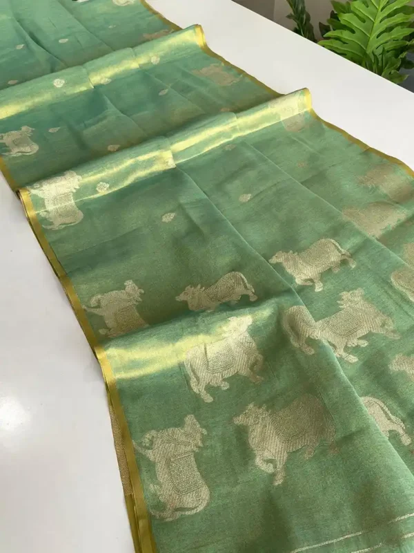 2JULY- zari tissue weaving Sari-options - Image 6