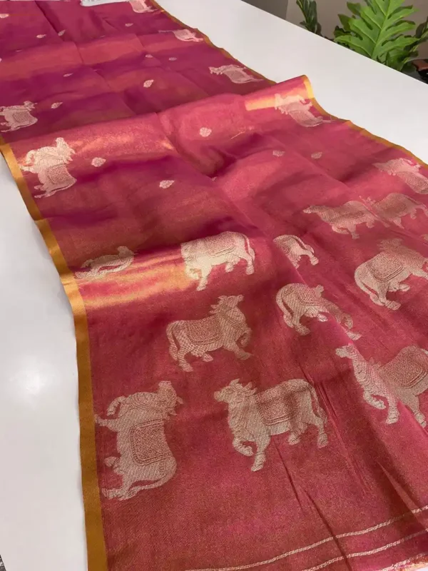 2JULY- zari tissue weaving Sari-options