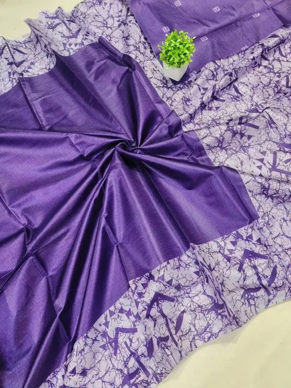 4 July-Linen cotton printed sarees-options - Image 15