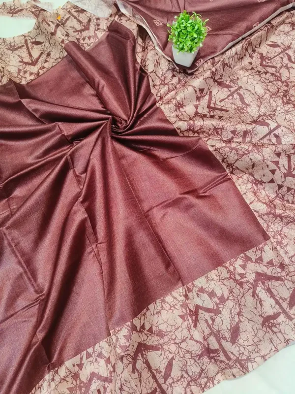 4 July-Linen cotton printed sarees-options - Image 16