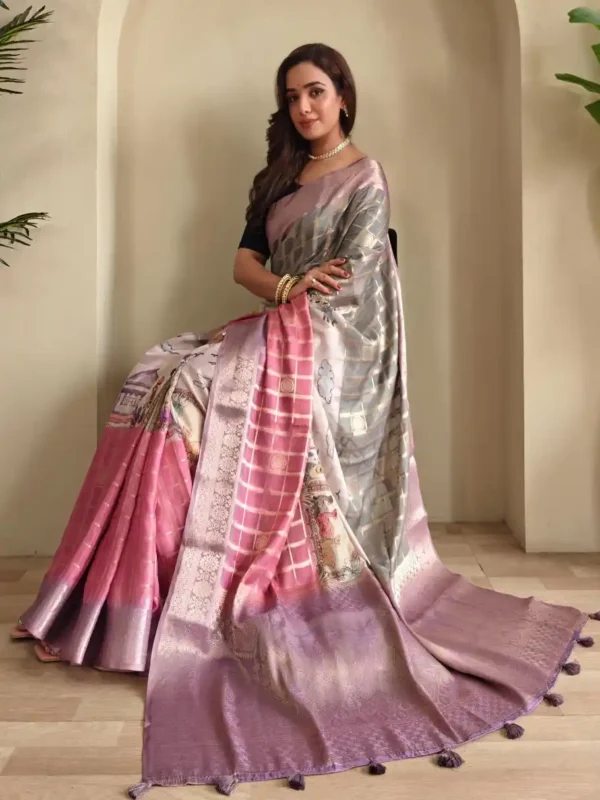 6July-Georgette sari-options - Image 2