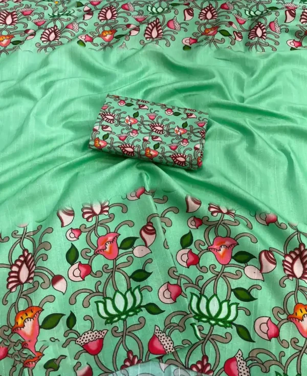 9JULY-Fancy tussar silk sari-options - Image 3