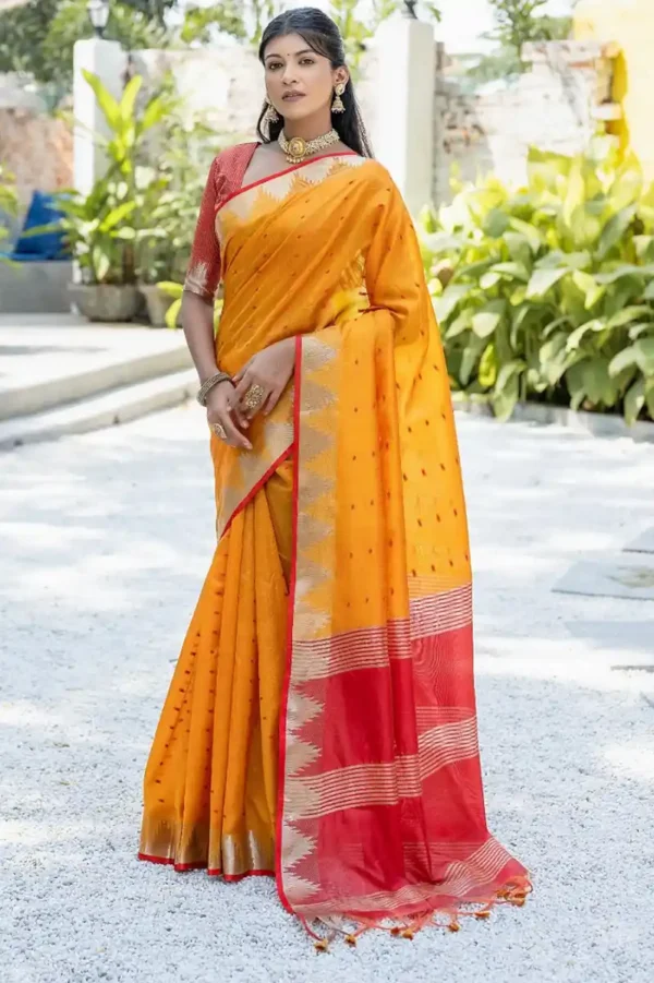 20July-Semi Tussar Sari- options - Image 2