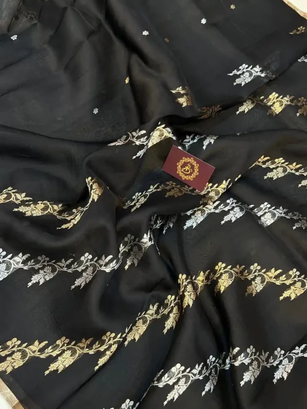 29July-Banarasi silk tissue sari-options - Image 6