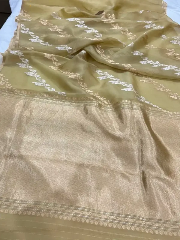 29July-Banarasi silk tissue sari-options - Image 4