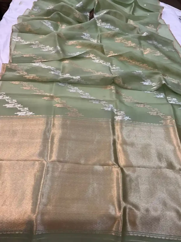 29July-Banarasi silk tissue sari-options - Image 3