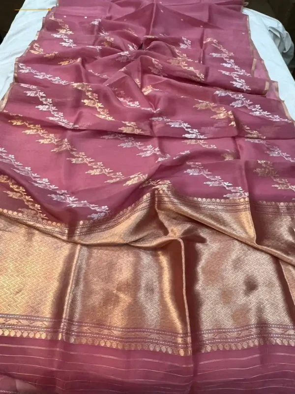 29July-Banarasi silk tissue sari-options - Image 2