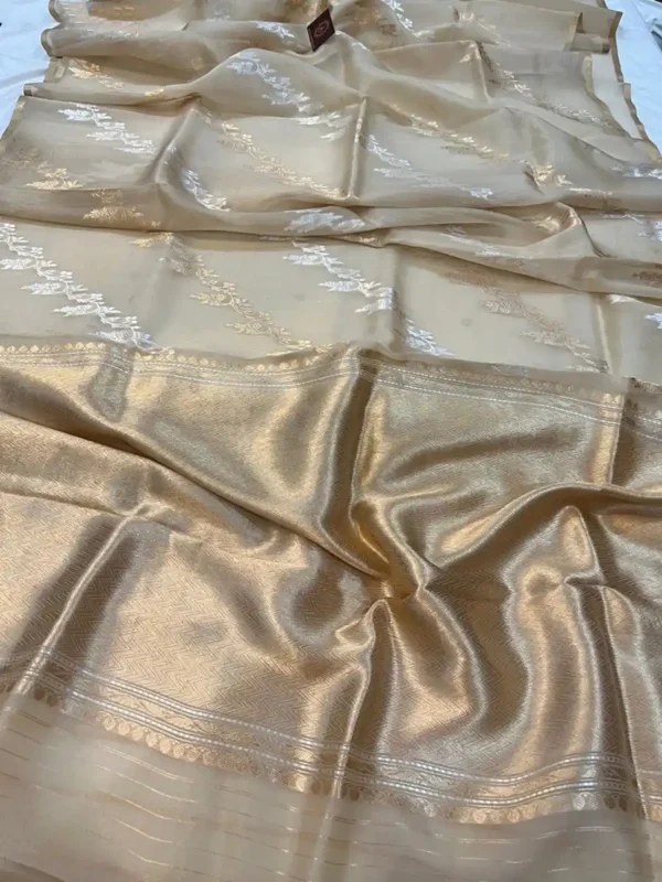 29July-Banarasi silk tissue sari-options - Image 5