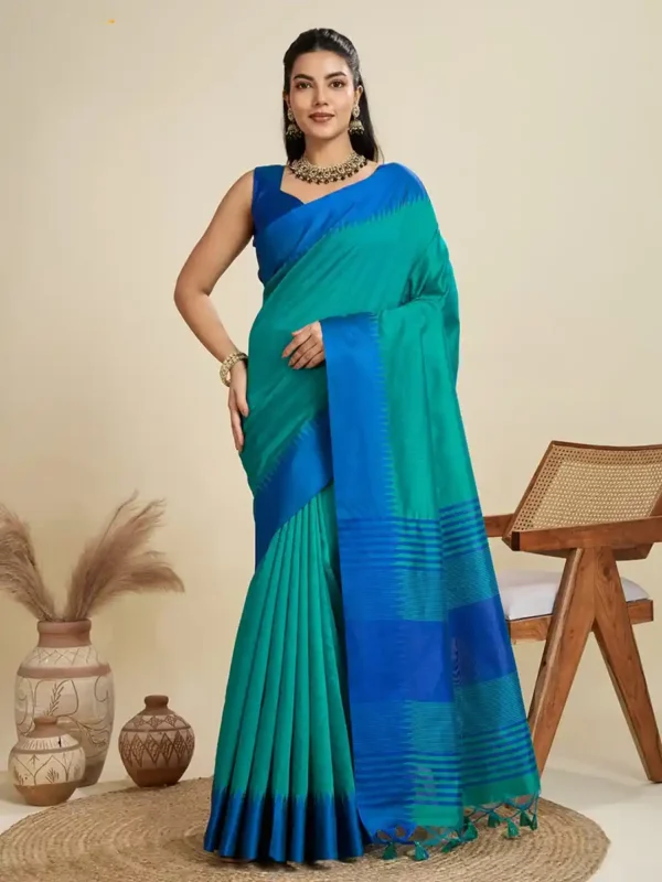 27July-Khadi Silk Sari-options - Image 4