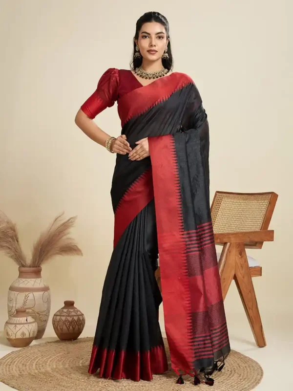 27July-Khadi Silk Sari-options - Image 3