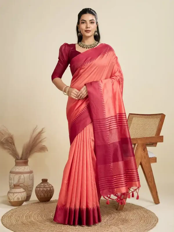 27July-Khadi Silk Sari-options - Image 2