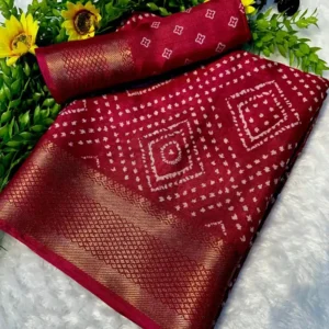 Dola silk printed sareI-options