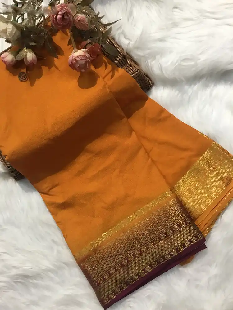 Mysore Silk Sari-options