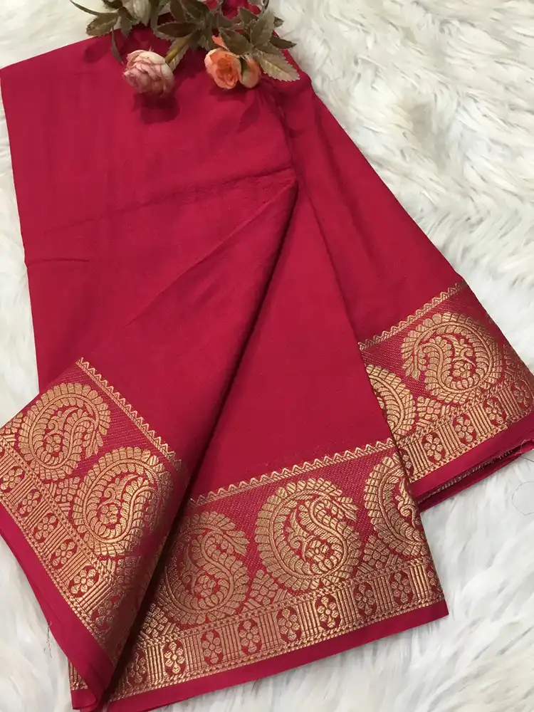 Mysore Silk Sari-options - Image 4