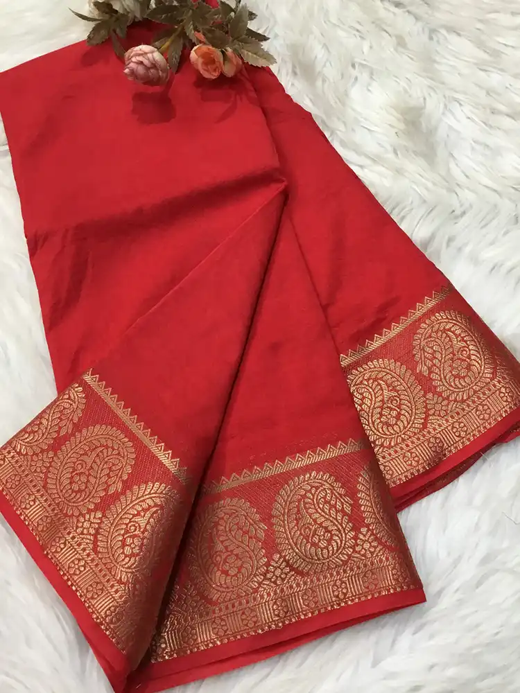 Mysore Silk Sari-options - Image 6